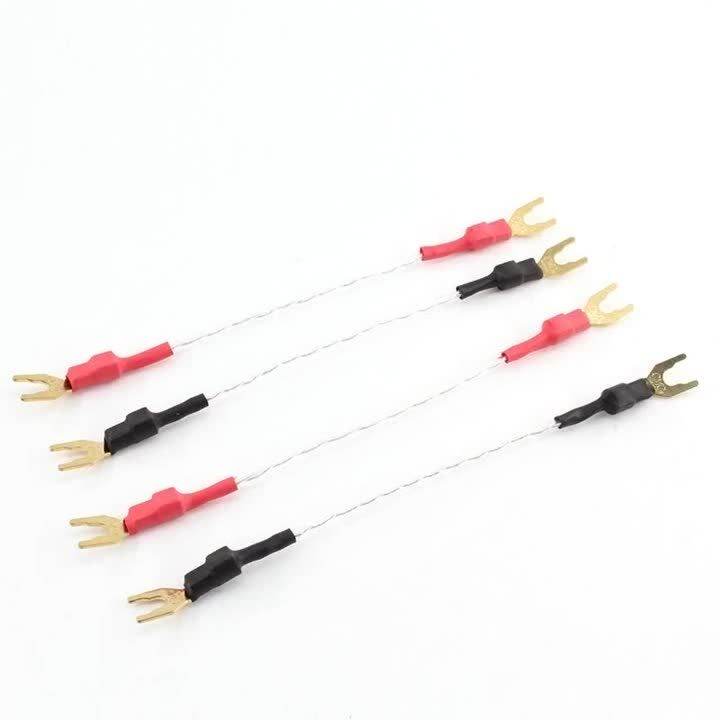 HiEnd audio Silver Plated Jumper Cable hifi speaker Jumper speaker