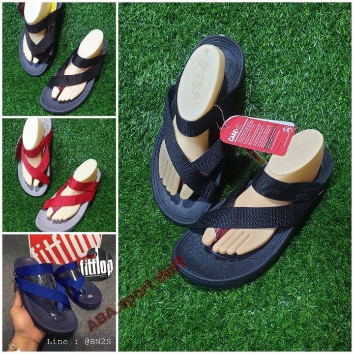 รองเท้า-fitflop-รองเท้าเพื่อสุขภาพรุ่น-slim-สายผ้าของผู้ชาย-fitflop-เดินสบาย