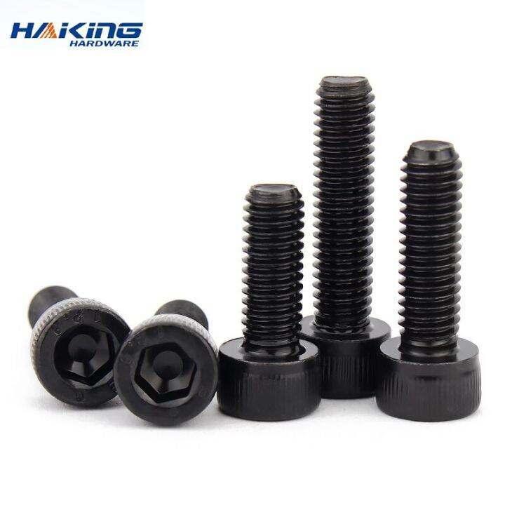 hexagon-hex-socket-cap-head-screw-bolts-m2-m2-5-m3-m4-m5-m6-m8-m10-12-9-grade-carbon-steel-allen-screw-din912-nails-screws-fasteners