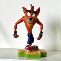 TOTAKU Crash Bandicoot รูปเครื่องประดับอุปกรณ์เสริมโต๊ะตกแต่งตุ๊กตา10ซม. ชั้นวางหนังสือเครื่องประดับสำหรับ Friends