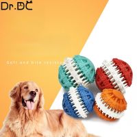 Dr.DC 6Cm Dogs Interactive Toys Soft TPR Toys For Dog Pet Teeth Cleaning Bite Resistance Squeaky Dog Ball Toy