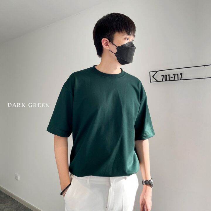 dsl001-เสื้อยืดผู้ชาย-รุ่นขายดี-เสื้อโอเวอร์ไซส์-รุ่นผ้าหนาอยู่ทรง-ใส่มาทรงสวย-ไม่ย้วยแน่นอน-เสื้อผู้ชายเท่ๆ-เสื้อผู้ชายวัยรุ่น