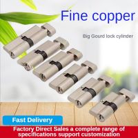 【YF】 Copper Toilet Wooden Door Handle Lock Core 50 55 60 65 70 75 80 85 90 95 100 110 120mm of Indoor Room Pure