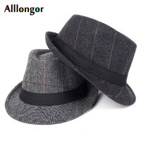 Autumn 2022 Winter British style Gentleman Fedoras Hat Men Panama Jazz hat Short Brim Floppy Trilby