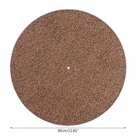 Turntable Platter Cork Mat Audiophile Slipmat for LP Vinyl Records Accessories U7EF