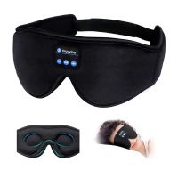 New 3D Bluetooth Eye Mask Headset Wireless Bluetooth Sleep Headset Stereo Head-mounted Shading Eye Mask Removable And Washable Over The Ear Headphones