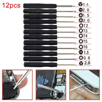 12Pcs Screwdriver Set Eyeglasses Phones Opening Pry disassembly tool kit Iphone Accessory