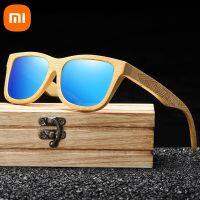 Xiaomi Brand Design Handmade Natural Wooden Bamboo Sunglasses Luxury Sunglasses Polarized Wooden Oculos De Sol Masculino Lasses