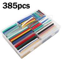 385pcs  Heat-shrink Tubing Shrink Wrapping Thermo Sheath  Thermoresistant Tube Electrical Connection Cable Management