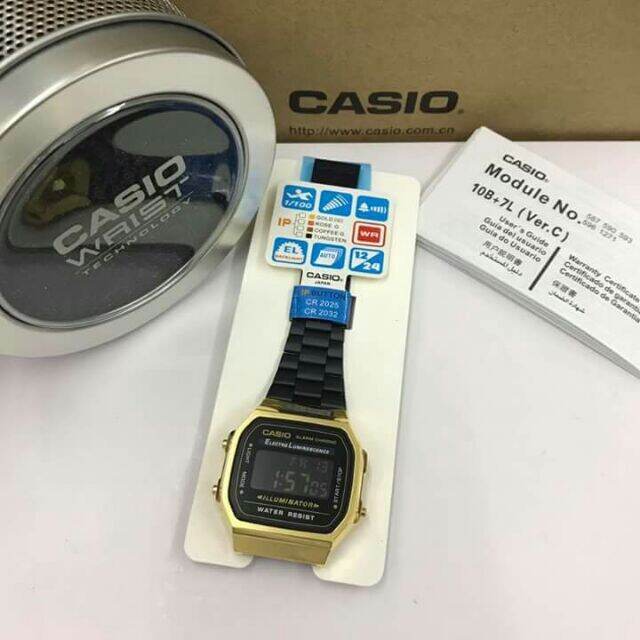 【Hot Sale】 Oem casio A168 complete package | Lazada PH