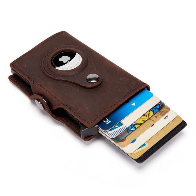 layor-wallet-2022ใหม่หนังแท้อากาศแท็กผู้ชาย39-s-กระเป๋าสตางค์ผู้ถือบัตรธุรกิจอลูมิเนียมกล่องผู้ถือบัตรติดตาม-airtag-ซิปกระเป๋าเงินเหรียญ