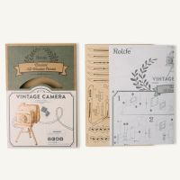 ‼️สต็อกไทย พร้อมส่ง‼️ จิ๊กซอว์ไม้ Rolife Vintage Camera 3D Wooden Puzzle TG403