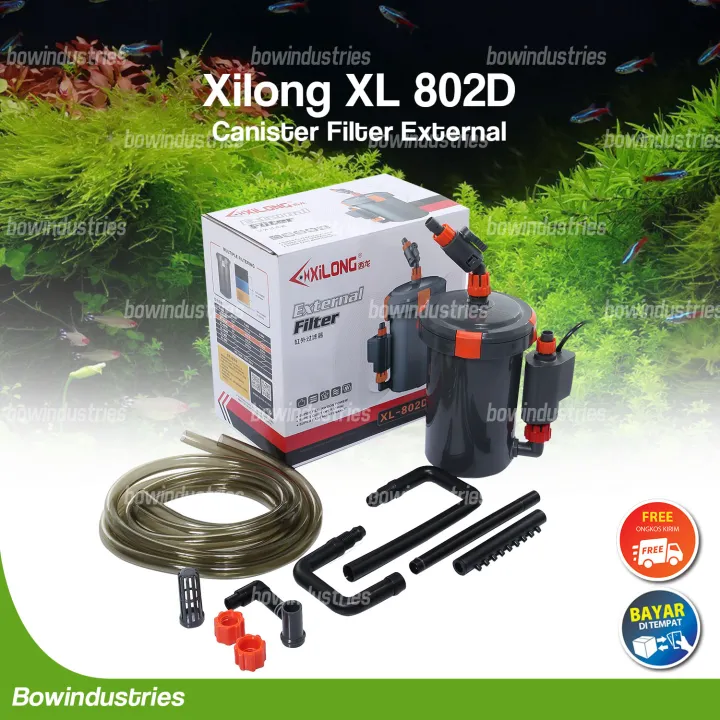 CANISTER FILTER EXTERNAL AQUASCAPE AQUARIUM XILONG XL 802D 802 D