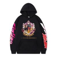 Jojo Bizarre Adventure Anime Print MenS WomenS Hoodies Long Sleeve Warm Fleece Hoody Pullover Summer Oversized Sweatshirt Size Xxs-4Xl