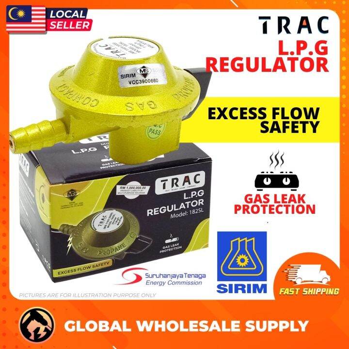 SIRIM LPG Low Pressure Gas Regulator With Gas Leak Protection Gas