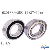 10pcslot 6301 2RS 6301ZZ 6301-2Z 6301Z 80301 12*37*12 mm ABEC-5 deep groove ball bearing