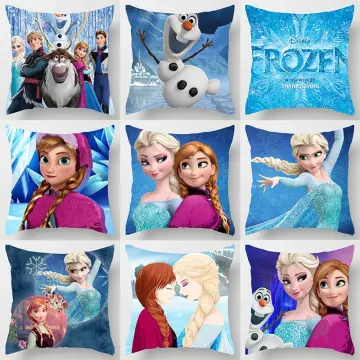 Flannel Throw Pillow/Sham Cushion Cover Disney's Frozen Characters