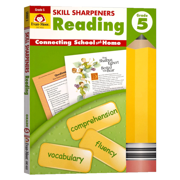 Evan moor skill sharpeners reading grade 5 English original primary school teaching auxiliary