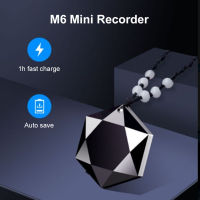 M6 Portable Smart Voice Recorder Pendant One-Key Mini Audio Recording Pen MP3 Player Smart Voice Recording Device