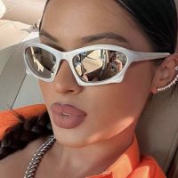 Trendy Steampunk Sunglasses Goggle Women Men Fashion Sun Glasses Kpop Punk Eyewear Female Y2K Mirror Shades Eyeglasses UV400