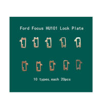 200pcslot lock wafer HU101 Car Lock Reed Plate For Ford Focus Fiesta ss Material Locksmith Tools Lock Repair Kit