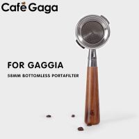 Coffee Bottomless Portafilter 58MM For GAGGIA Filter Basket Replacement Espresso Machine Barista Accessories Coffee Tools