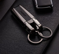 2023 New High Quality Metal Key Chain men Top Car Key Key Ring Business Keychain charm Leather bag Key holder Best Gift Jewelry ！