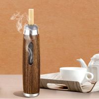 hot【DT】 Car Ashtray Anti Soot-flying Cover Wood Holder Ash Organizer ​for 5.2/6.8/7.8mm Cigarettes