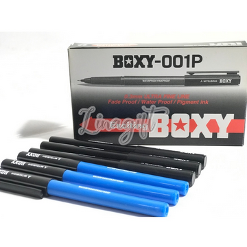 ( Ecer 1 Pc ) PULPEN BOXY 001P 0.3MM / BOLPEN BOXY TEBAL MITSUBISHI 0 ...