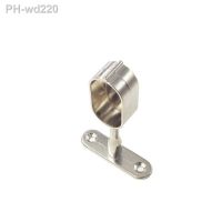 2PC/Lot Ceiling-Mount Bracket Wardrobe Flange Socket 16mm Tube DiaShower Curtain Closet Wardrobe Rod Wardrobe Support Holder