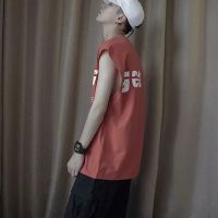 Men INS Fashion Tank Oversize เสื้อกล้ามชาย เสื้อแขนกุดชาย แฟชั่น สปอร์ต สไตล์เกาหลี ทรงหลวม