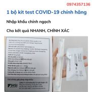 1 bộ test nhanh COVID cho kết quả NHANH, CHÍNH XÁC