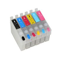 ตลับหมึกรีฟิล6สีสำหรับ Epson T0811-T0816สำหรับ Epson Stylus Photo R270 R390 RX590 R295 RX690 RX610 R290 RX615 1410