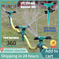 [Ready stock+100% Original]Yard Sprinkler 360 Degree Rotating Garden Triangle Automatic Spray Adjustable Lawn Grass