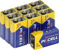 PKCELL 6F22 Mn1604 เครื่องตรวจจับควันไฟ 9V แบตเตอรี่ 10 แพ็ค