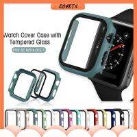 COVETX บางเฉียบ ฝาครอบเต็ม ใส สำหรับ Apple Watch Case ตัวป้องกันหน้าจอ เคสป้องกัน iWatch 38mm 40mm4 2mm 44mm