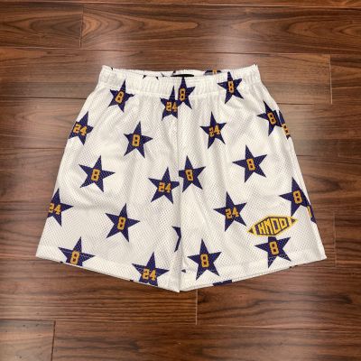 RI39 European and American Brand Sports Shorts Los Angeles Lakers Basketball Shorts dd