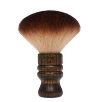 ▪ Barber Neck Duster Brush Professional Neck Facial Cleaning Brush Wooden Handle Beard Brush Hairdressing Accessories