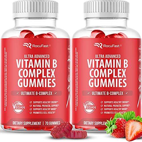 [PRE-ORDER] Vitamin B Gummies (2-Pack, 140 Gummies) - Potent Vitamin B ...