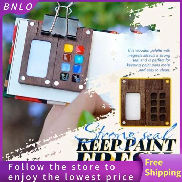 Portable Wooden Handmade Watercolor Paint Box Paint Palette Painting  Supplies