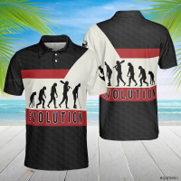 Summer Golf Evolution AOP Premium Polo Shirt Mens Best Gift S-5XL fashion polo shirt