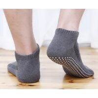 【YD】 1  Mens Cotton Sport Non-slip Socks Breathable Anti Skid Floor Dropshipping