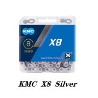 KMC โซ่จักรยาน X9 X8 X10จักรยานบนถนน MTB โซ่จักรยาน X12 8V 9V 10V 11V 12V ชุดจานหน้าสำหรับอะไหล่จักรยาน Shimano SRAM