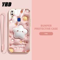 YBD2023ใหม่3Dแคนดี้เคสโทรศัพท์สำหรับหญิงสาวน่ารักสำหรับ Vivo Y95 Y93 Y91 เคสกล้องอย่างแม่นยำเคสโทรศัพท์ยอดนิยมฝาครอบรูปแบบน่ารักฟรีแรนยาล