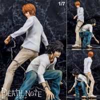 Figure ฟิกเกอร์ G.E.M. Series จากการ์ตูนเรื่อง Death Note เดธโน้ต สมุดสังหาร Kira Light Yagami &amp; L ไลท์ ยางามิ คิระ และ แอล ลอว์ไลท์ ริวซากิ ริวงะ ฮิเดกิ 1/7 โมเดล การ์ตูน Model Cartoon Anime Hobby Manga Gift อนิเมะ มังงะ ของขวัญ ตุ๊กตา ของสะสม