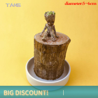 ?【Lowest price】TANG Groot Green Plant น้ำไม้บราซิลยกไม้โชคดีกระถางต้นไม้ขนาดเล็กที่มีตา hydroponic ในร่มพืชสี่ฤดูกาล