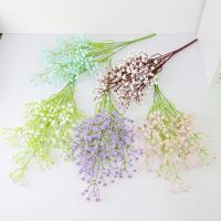 [Afei Toy Base]36เซนติเมตรทารกประดิษฐ์ลมหายใจดอกไม้ผ้าไหมดอกไม้พลาสติก Gypsophila DIY ช่อดอกไม้สำหรับงานแต่งงานบ้านช่อเจ้าสาวตกแต่ง