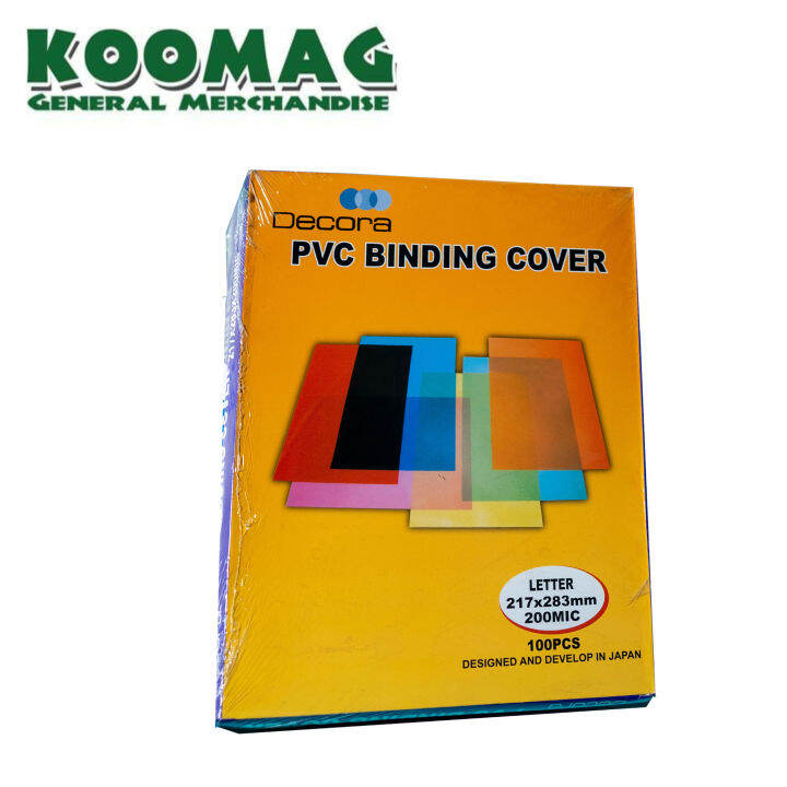PVC BINDING COVER DECORA A4 AND LEGAL Lazada PH
