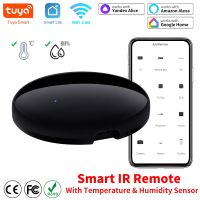 Tuya Smart IR Remote Control WiFi With Temperature and Humidity Sensor 3 in 1 for AC TV Works with YandexGoogle HomeAlexa