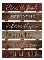 ◙⊕▦ Bless The Food Before Us Art ฟิล์มพิมพ์ผ้าไหมโปสเตอร์ Home Wall Decor 24x36inch